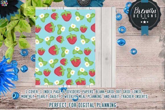 Download Strawberry Fields File Folder Planner - Fields Collection