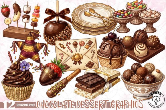 Download Chocolate Dessert Graphics PNG - Dessert graphics Collection