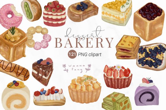 Download Watercolor Bread &amp; Bakery Clipart, PNG   - Bakery clipart Collection