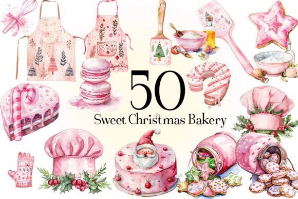 Download Sweet Christmas Bakery Clipart - Bakery clipart Collection