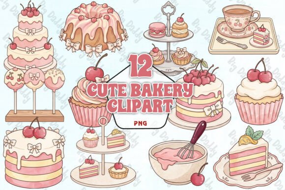 Download Cute Bakery Clipart PNG - Premium Resources